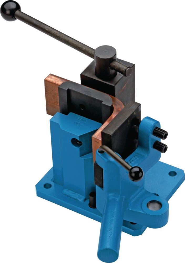 Exzenterwinkelbieger Arbeitshöhe 120 mm für Materialhöhen bis 30 mm