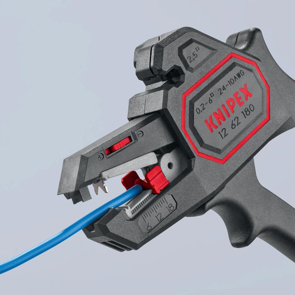 Automatikabisolierzange Länge 180 mm 0,2 - 6 (AWG 24 - 10) mm Automatikabisolierzange Länge 180 mm 0,2 - 6 (AWG 24 - 10) mm