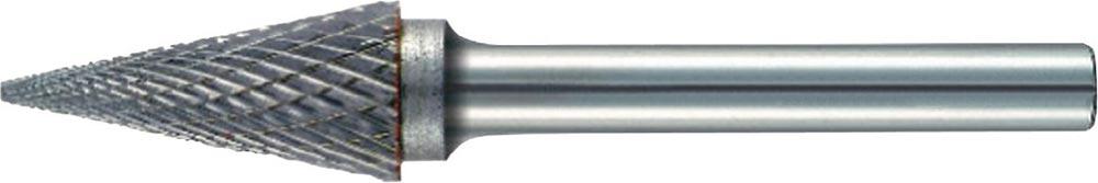 Frässtift SKM Ø 3 mm Kopflänge 12 mm Schaft-Ø 3 mm Hartmetall Verzahnung Kreuz