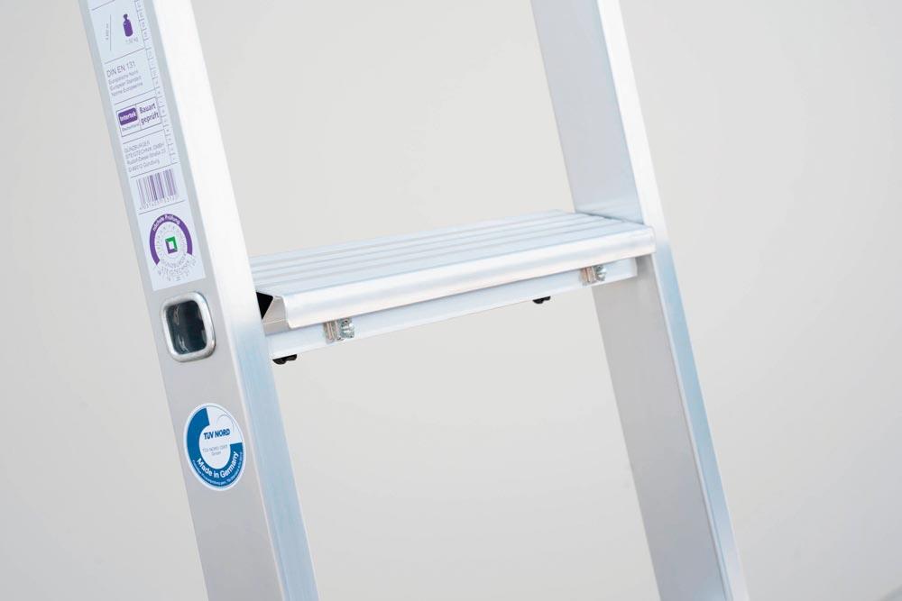 Stufenmodul für Sprossenleitern aus Alumium und GFK, Länge 356 mm