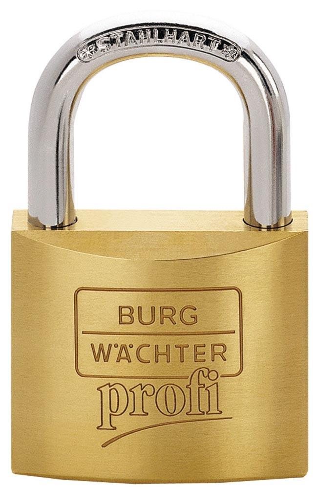 Zylindervorhangschloss 116/40 Schlosskörperbreite 40 mm Messing verschiedenschließend