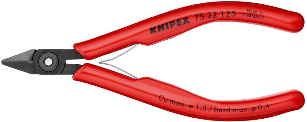 Elektronik-Seitenschneider Länge 125 mm Form 2 Facette ja, klein