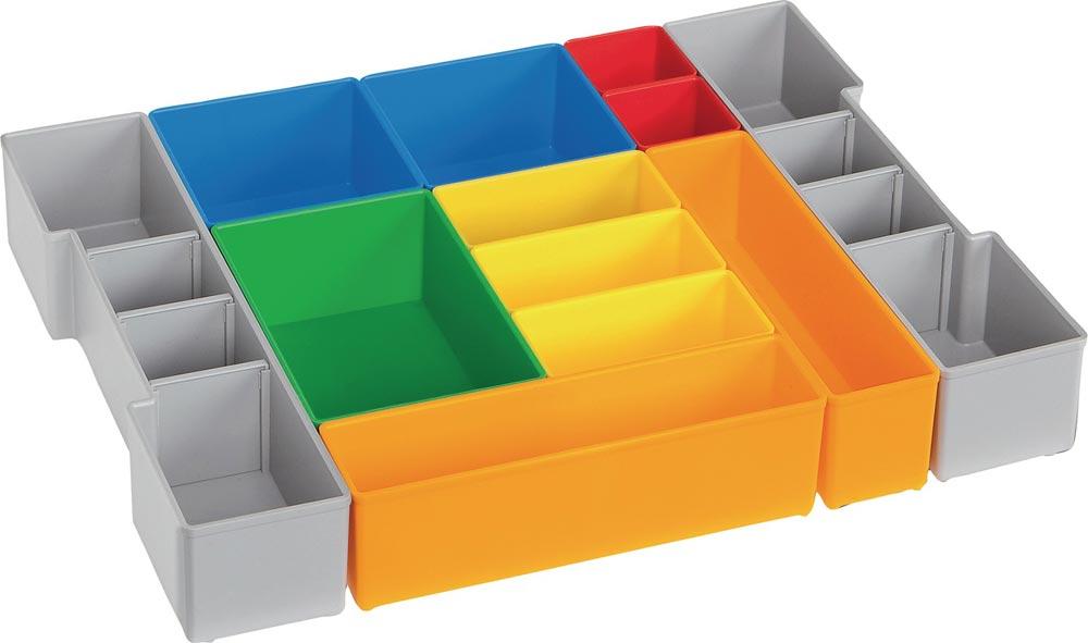 Einteilungsset L-BOXX® H3 LB 102 B378xT313xH65mm blau / gelb / rot / orange / grün / grau