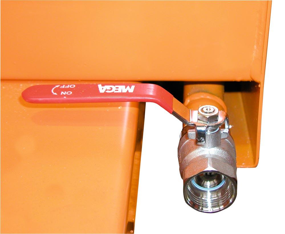 Kippbehälter, Stahl, LxBxH 1230x875x880 mm, Volumen 0,55 cbm, Traglast 1000 kg, verzinkt