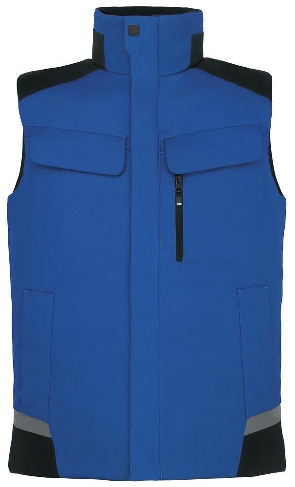 Winter-Arbeitsweste HAUKE, royalblau-schwarz Gr. XS