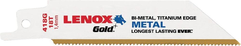 Säbelsägeblatt Gold Länge 102 mm Breite 19 mm Zahnteilung TPI 18 5 Stück / Karte