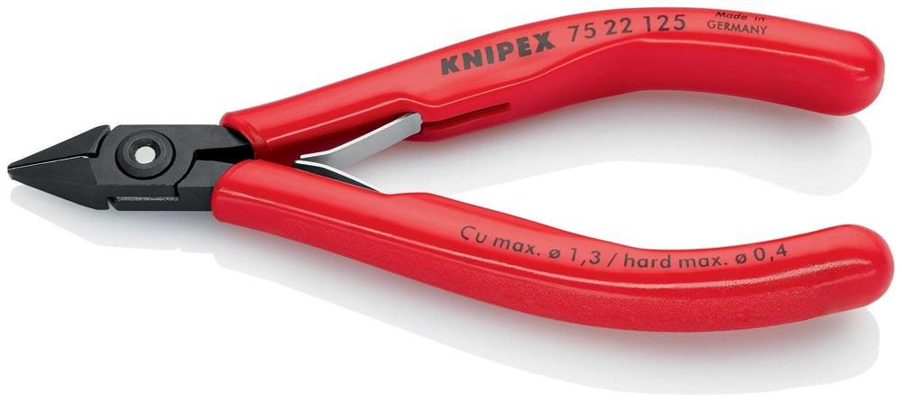 Elektronik-Seitenschneider Länge 125 mm Form 2 Facette ja, klein