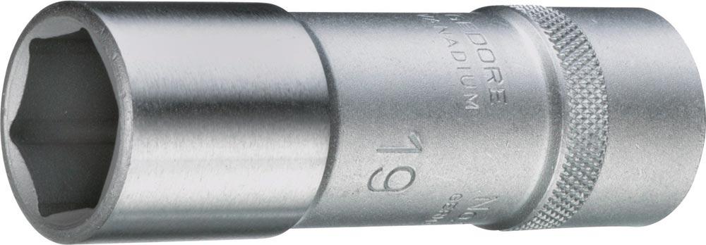 Steckschlüsseleinsatz 19 L 1/2  6-kant Schlüsselweite 19 mm Länge 82 mm