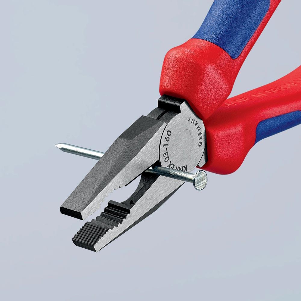 Kombizange Länge 160 mm poliert Comfort-Griffe