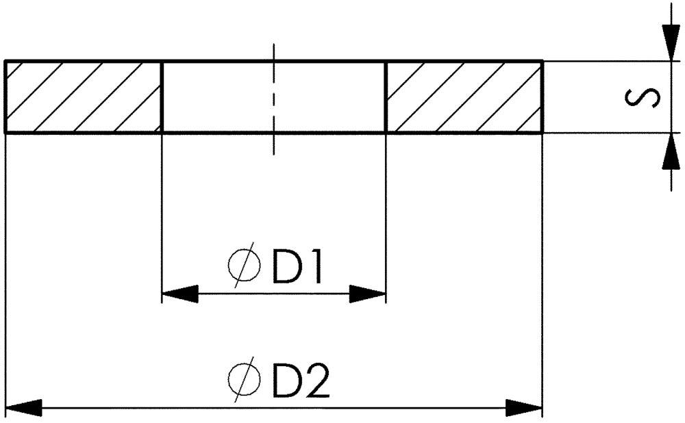 Unterlegscheibe DIN 6340 für Schrauben M16 Bohrungs-Ø 17 mm