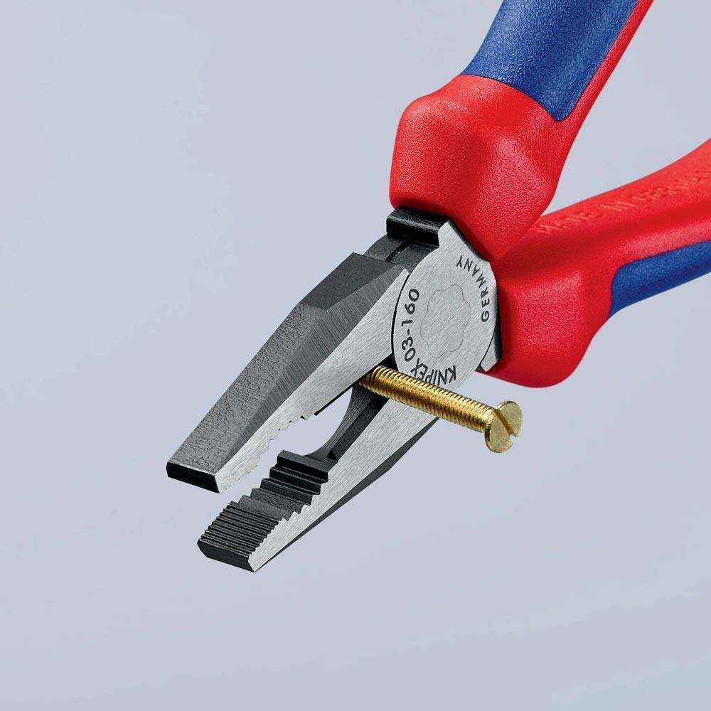 Kombizange Länge 160 mm poliert Comfort-Griffe