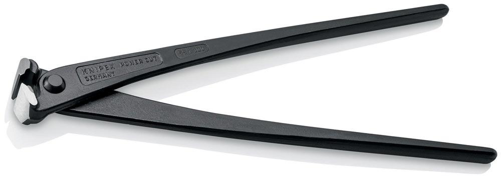 Kraftmonierzange Länge 300 mm poliert schwarz atramentiert
