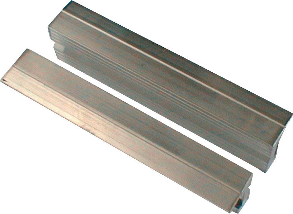 Schraubstockschutzbacke 47/5 N für Backenbreite 120 mm Rillenprofil Aluminium
