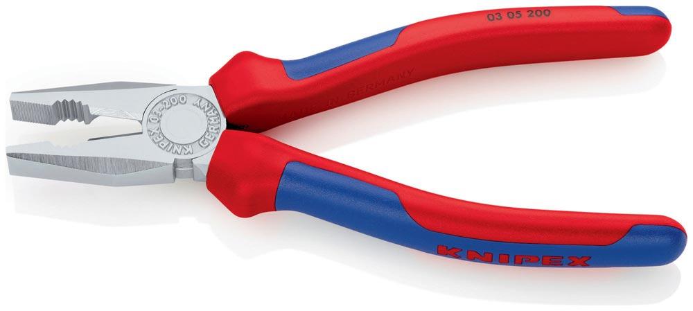 Kombizange Länge 200 mm verchromt Comfort-Griffe