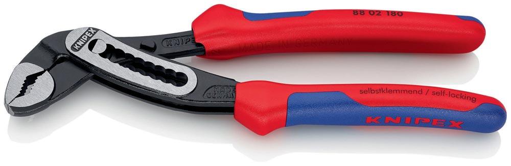 Wasserpumpenzange Alligator® Länge 180 mm Spannweite 36 mm poliert Mehrkomponenten-Hüllen