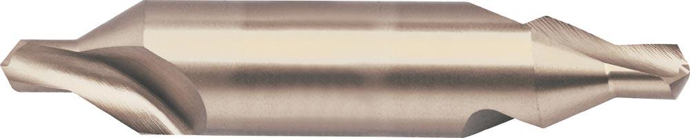 Zentrierbohrer DIN 333 Form A Nenn-Ø 4 mm HSS TiN rechtsschneidend