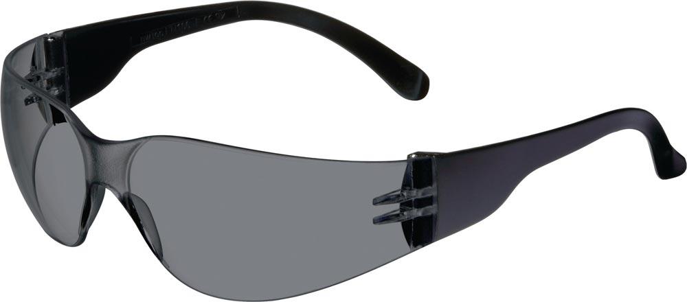 Schutzbrille Daylight Basic EN 166 Bügel schwarz, Scheibe smoke Polycarbonat