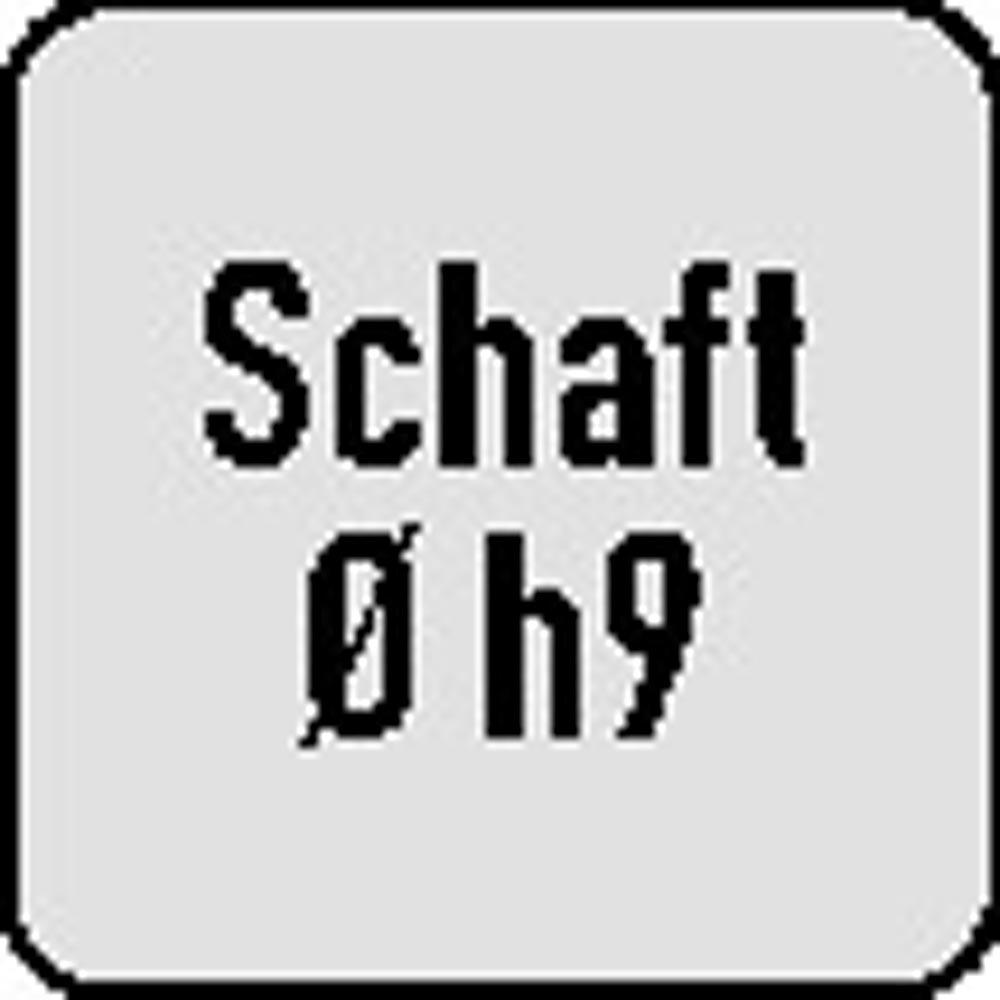 Maschinenreibahle DIN 8093 H7 Form B Nenn-Ø 3 mm VHM
