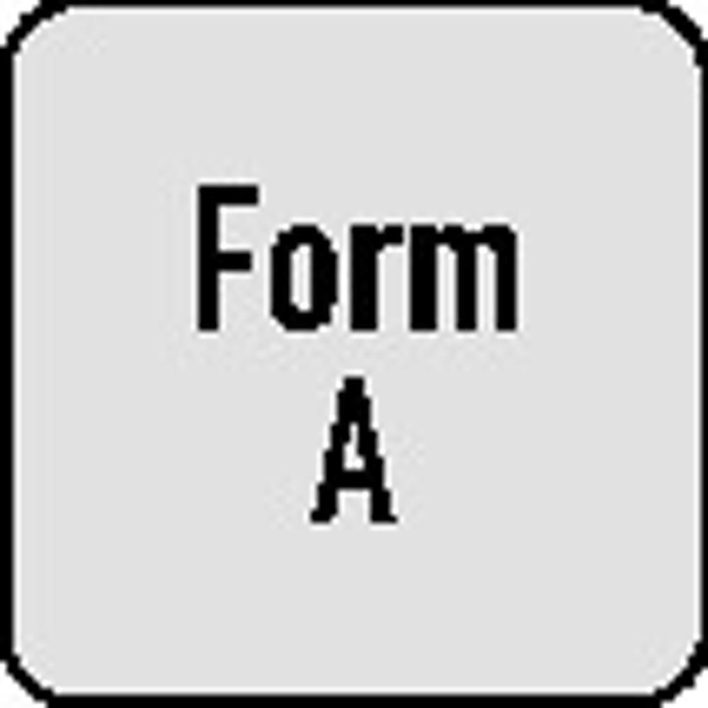 Zentrierbohrer DIN 333 Form A Nenn-Ø 4 mm HSS TiN rechtsschneidend