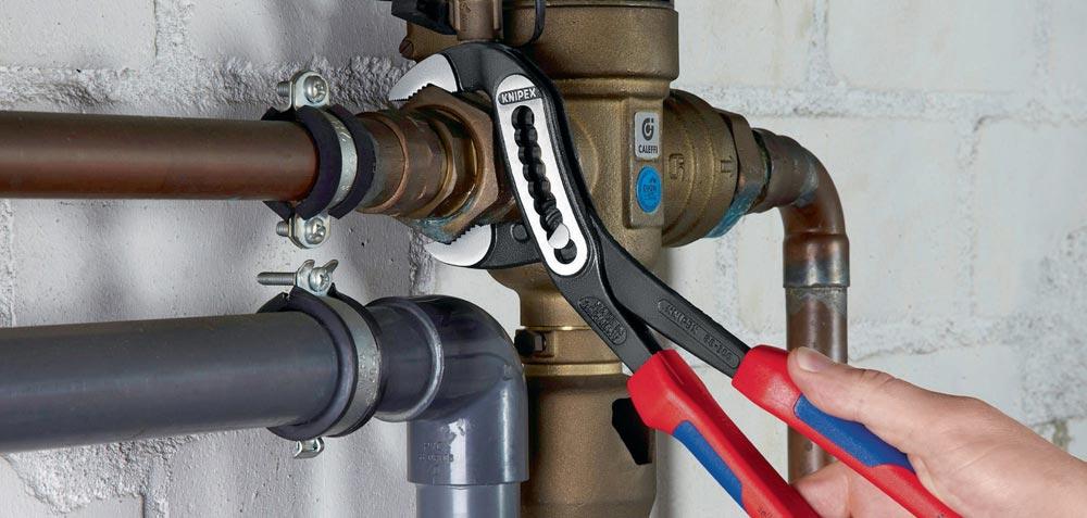 Wasserpumpenzange Alligator® Länge 300 mm Spannweite 60 mm poliert Mehrkomponenten-Hüllen