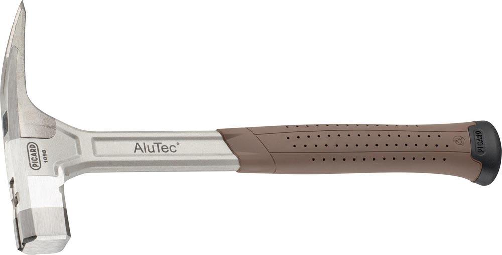 Latthammer AluTec® ähnlich DIN 7239 Kopfgewicht 450 g mit Magnet geraut 2-Komponentenstiel 730 g