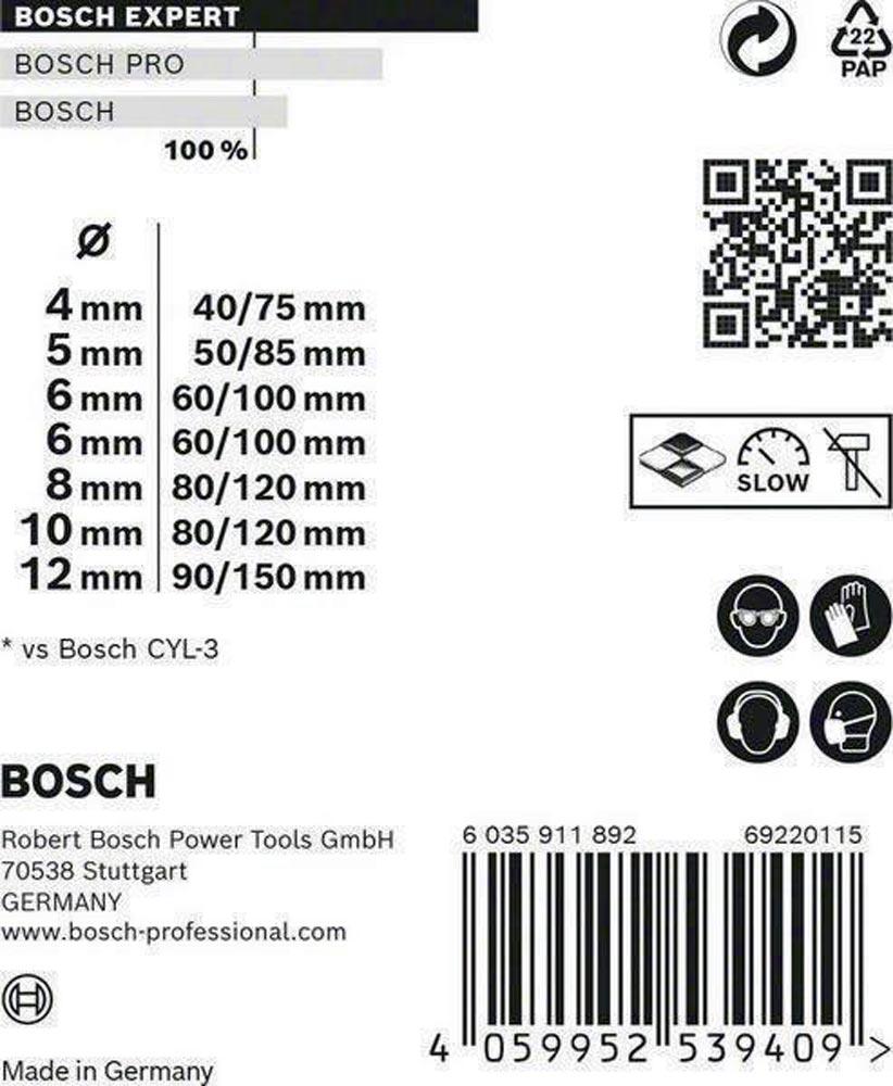 Bohrersatz Expert MultiConstruction CYL-9 7-teilig 4/5/6/6/8/10/12 mm zylindrisch Bohrersatz Expert MultiConstruction CYL-9 7-teilig 4/5/6/6/8/10/12 mm zylindrisch