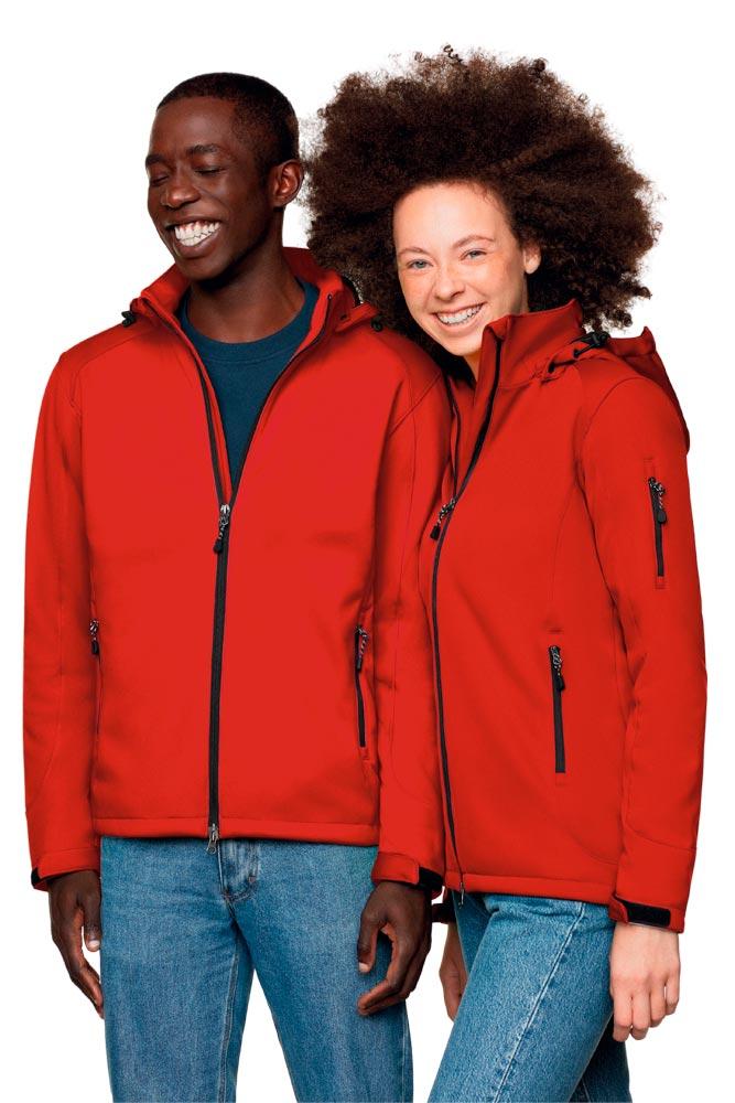 Softshell-Jacke Ontario, Farbe rot, Gr. L