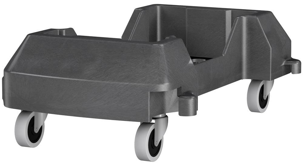 Fahrwagen, PE, Farbe schwarz, BxTxH 380x600x280 mm