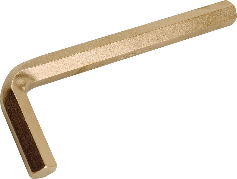 Sechskantwinkelschraubendreher Schlüsselweite 10 mm funkenfrei 112 x 40 mm
