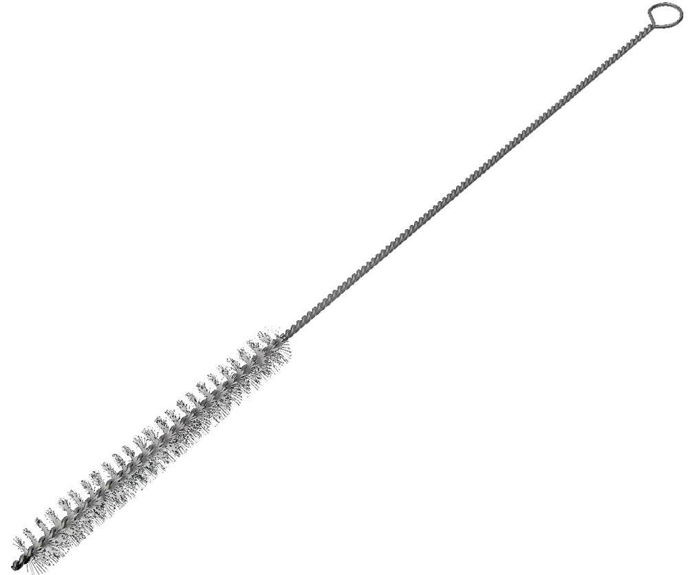 Düsenbürste Länge 300 mm Ø 8 mm 0,25 mm Nylon Besatzlänge 100 mm mit Öse