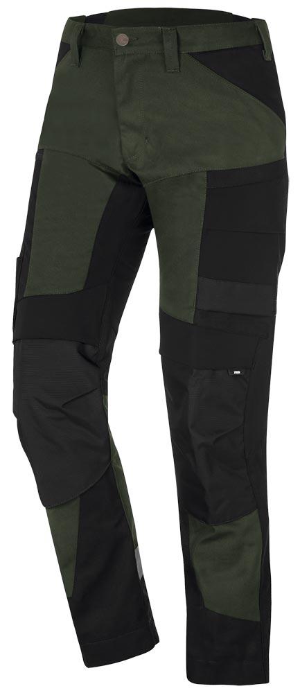 Arbeitshose elastisch LEO, oliv-schwarz Gr. 98