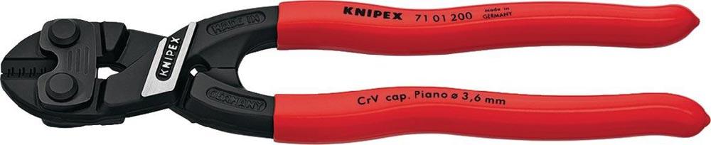 Kompaktbolzenschneider CoBolt® Länge 200 mm Kunststoffüberzug 20  3,6 mm ohne Aussparung weich 6 mm mittel 5,2 mm hart 4 mm