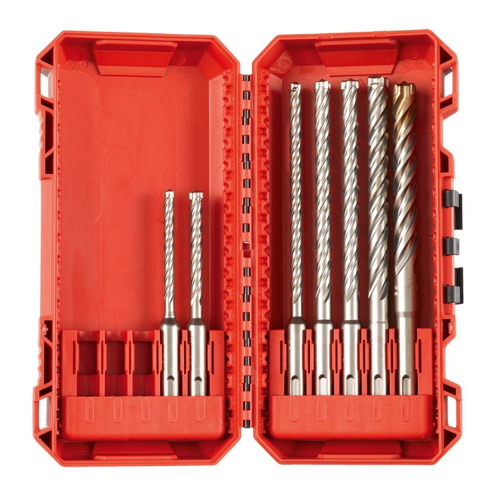 Hammerbohrersatz 7-teilig SDS-plus Kunststoffbox