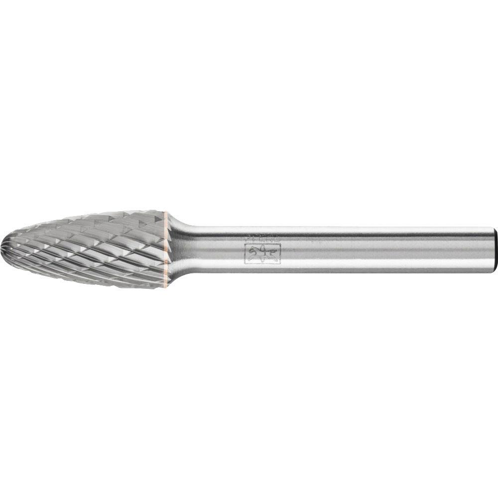 Frässtift RBF Ø 10 mm Kopflänge 20 mm Schaft-Ø 6 mm Hartmetall Verzahnung 3 PLUS