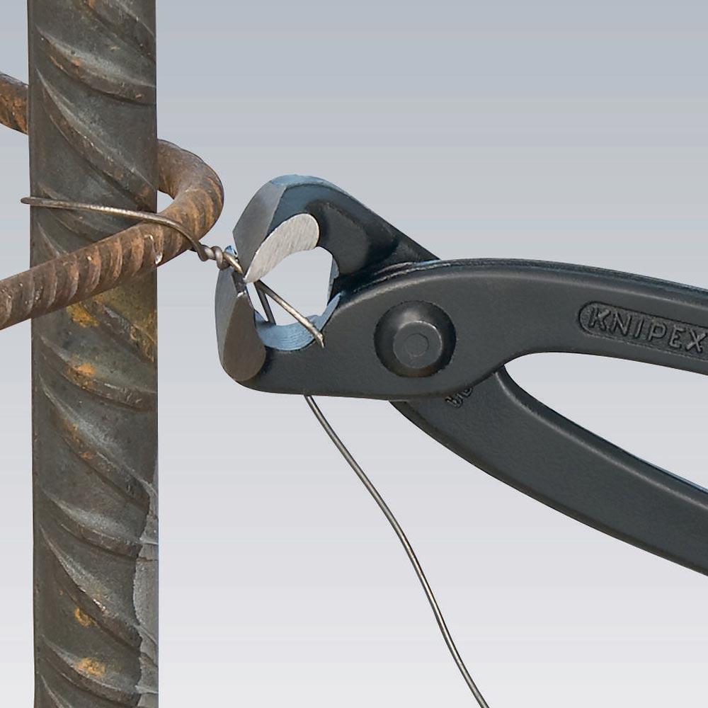 Monierzange Länge 250 mm poliert schwarz atramentiert