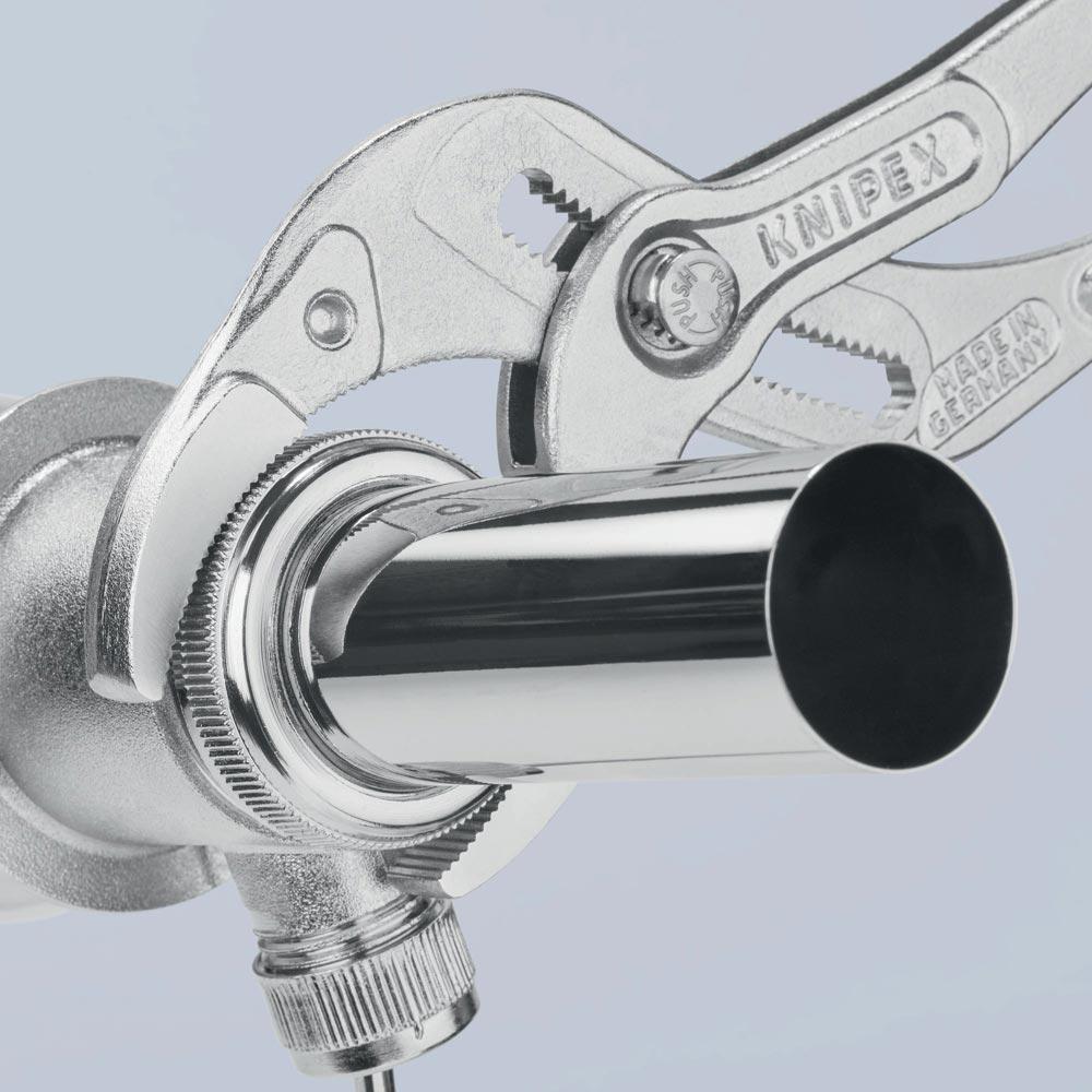 Syphon-/Connectorenzange Länge 250 mm Spannweite 25 - 80 mm verchromt