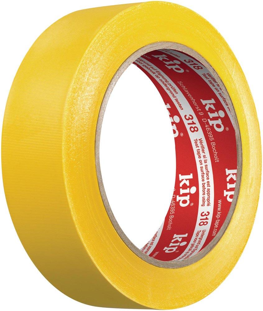 PVC Schutzband 318 gelb Länge 33 m Breite 50 mm Rolle
