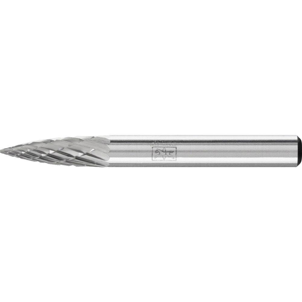 Frässtift SPG Ø 6 mm Kopflänge 18 mm Schaft-Ø 6 mm Hartmetall Verzahnung 3 PLUS