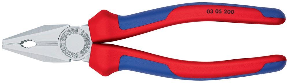 Kombizange Länge 200 mm verchromt Comfort-Griffe