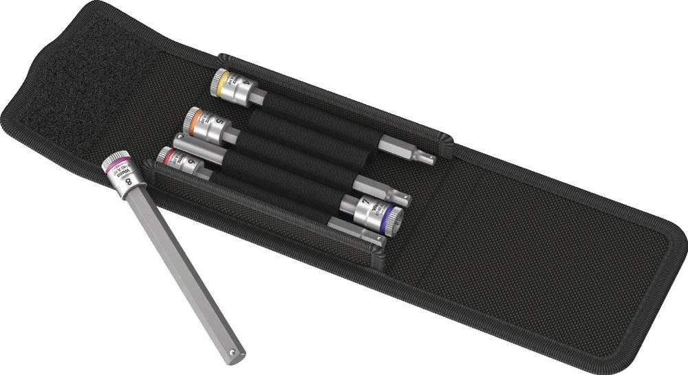Steckschlüsselsatz 8740 A HF 1 5-teilig 1/4  4 - 8 mm für Innen-6-kant