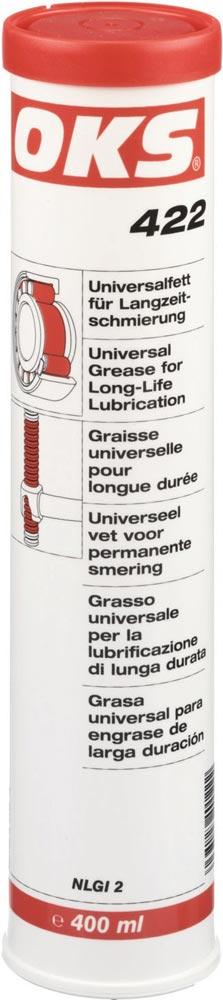 Universalfett für Langzeitschmierung OKS 422 400 ml hell Kartusche