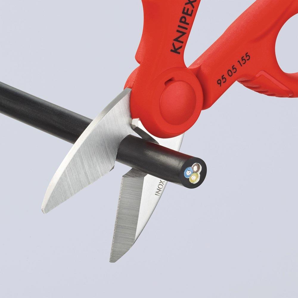 Elektriker-/Handwerkerschere Länge 155 mm 2-K.-Hüllen Elektriker-/Handwerkerschere Länge 155 mm 2-K.-Hüllen