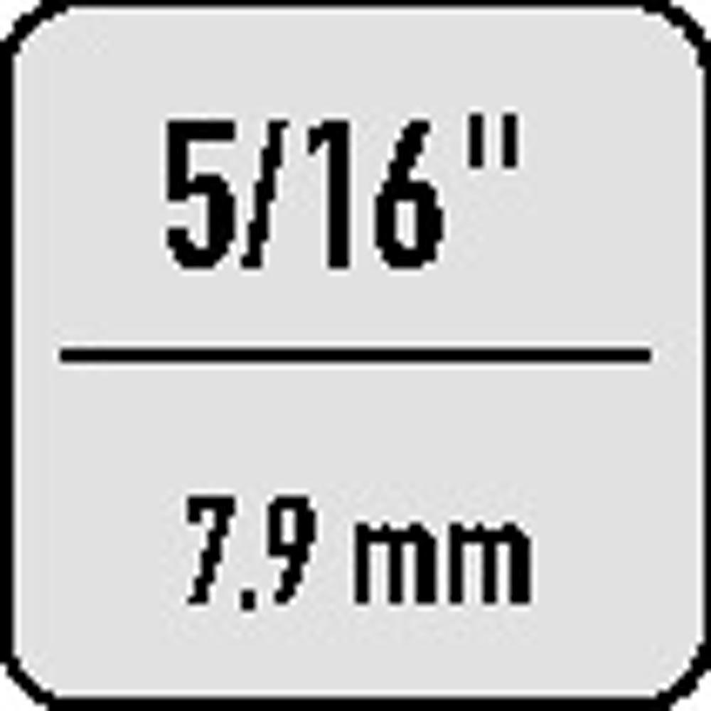 Einsteckbithalter 7812-00 9 x 12 mm CV-Stahl