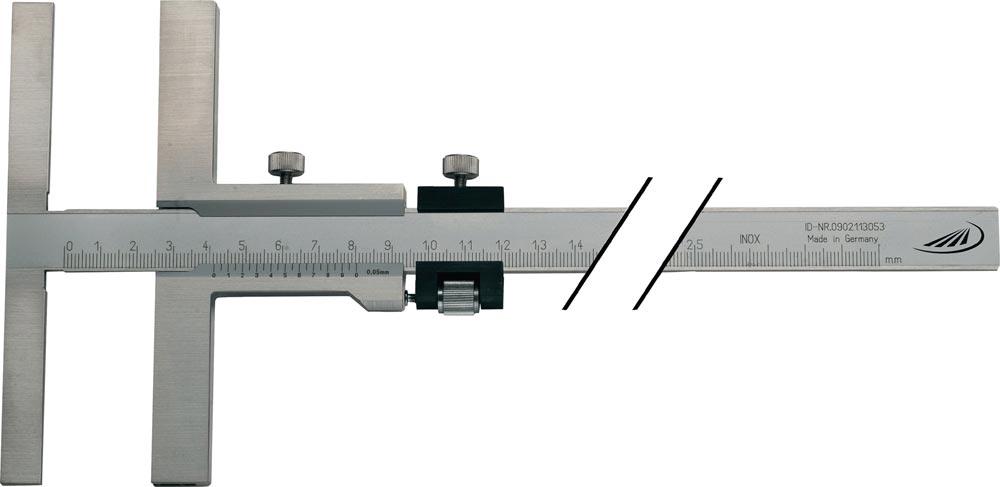 Anreißmessschieber 160 mm mit Feineinstellung Anschlaglänge 135 mm Anreißmessschieber 160 mm mit Feineinstellung Anschlaglänge 135 mm
