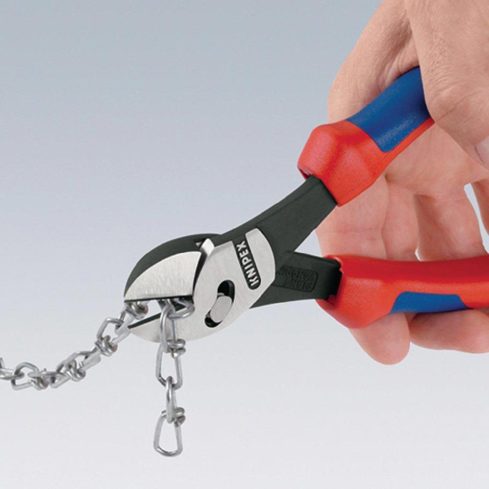 Hochleistungsseitenschneider TwinForce® Länge 180 mm poliert Mehrkomponenten-Hüllen