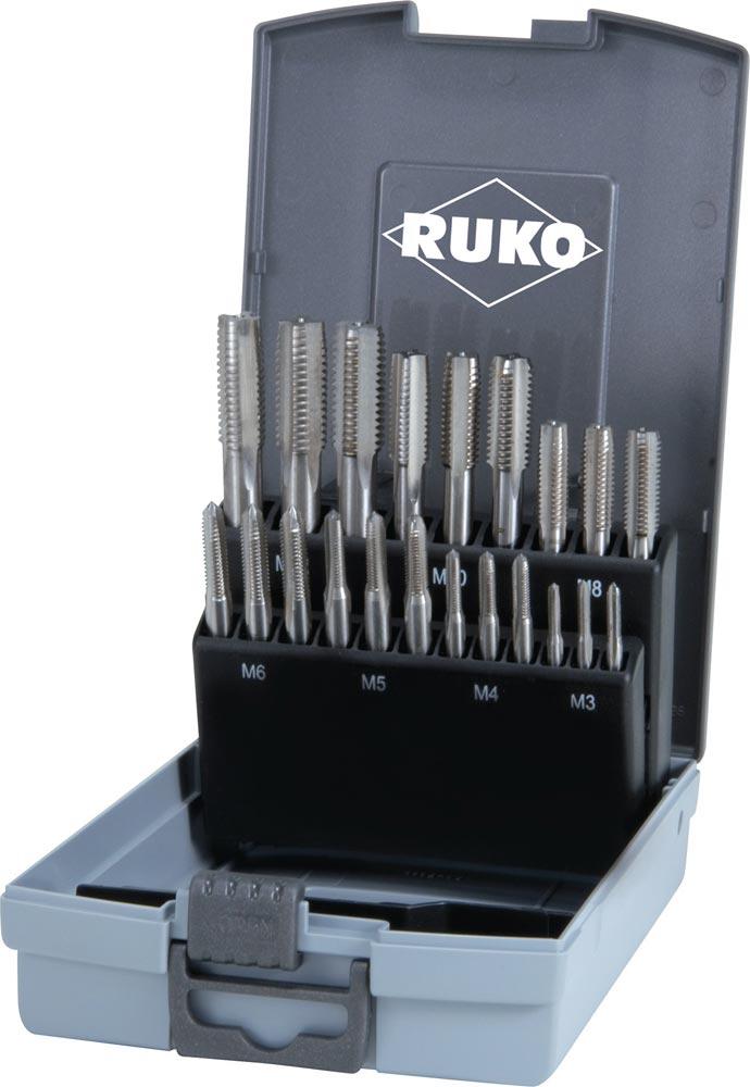 Handgewindebohrersatz DIN 352 M3-M12 21-teilig HSS Handgewindebohrersatz DIN 352 M3-M12 21-teilig HSS