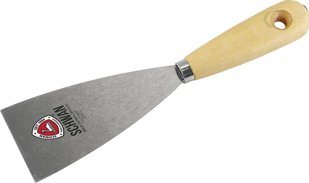 Malerspachtel Breite 100 mm poliert Holzheft Federbandstahl Malerspachtel Breite 100 mm poliert Holzheft Federbandstahl