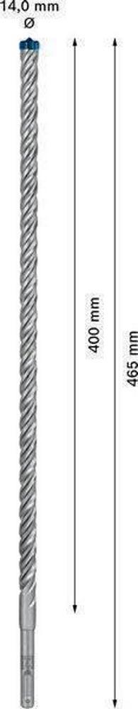 Hammerbohrer Expert SDS-7X Ø 14,0 mm Arbeits-L.400 mm L.465 mm SDS-plus 1 Stück Hammerbohrer Expert SDS-7X Ø 14,0 mm Arbeits-L.400 mm L.465 mm SDS-plus 1 Stück
