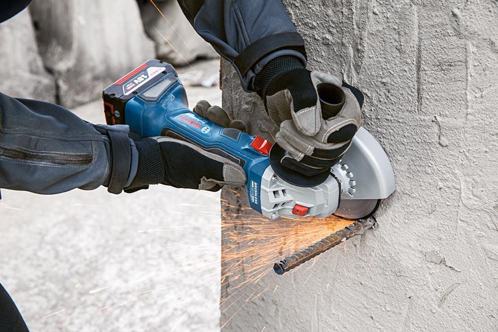 BOSCH Akku-Winkelschleifer GWS 18V-7 125mm L-BOXX