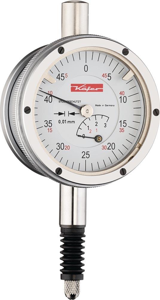 Messuhr KM4 SW 3 mm Ablesung 0,01 mm mit Stoßschutz